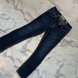 BKE Dakota Mid Indigo Straight Jeans